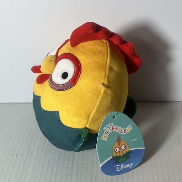 Disney Hei Hei Squishmallows 7” Plush – Moana Rooster – Kellytoy NEW - Picture 4 of 9